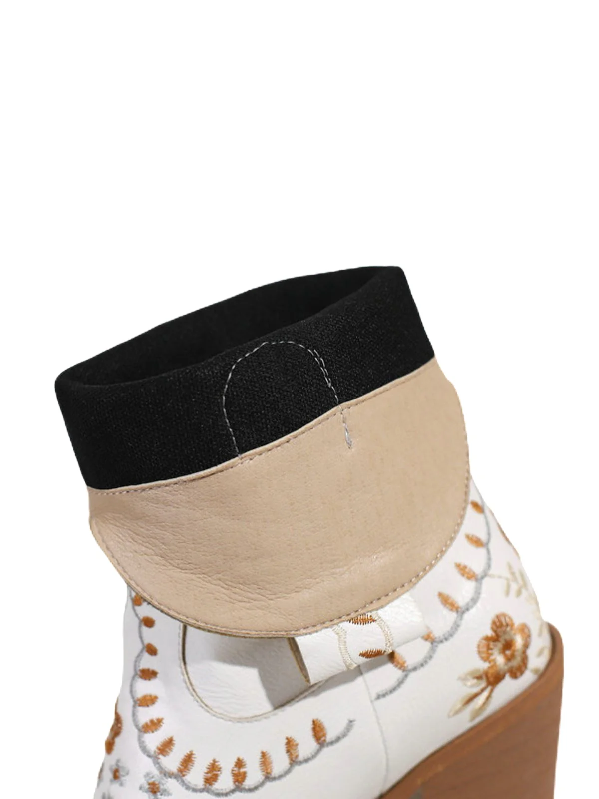 Vintage Embroidered Western Style Cowboy Boots - Image 7