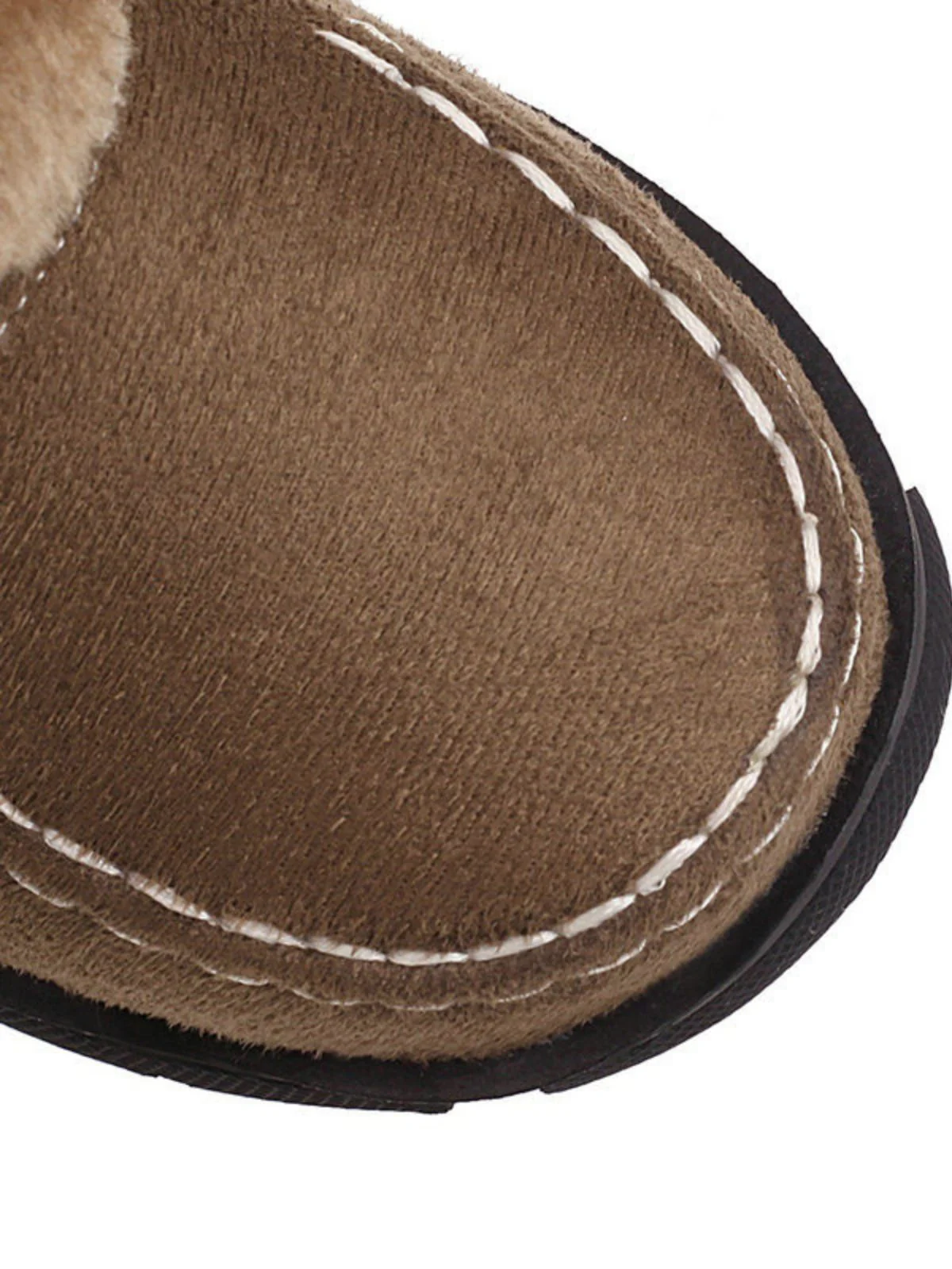Vintage Faux Fur Pom-Pom Winter Snow Boots - Image 5
