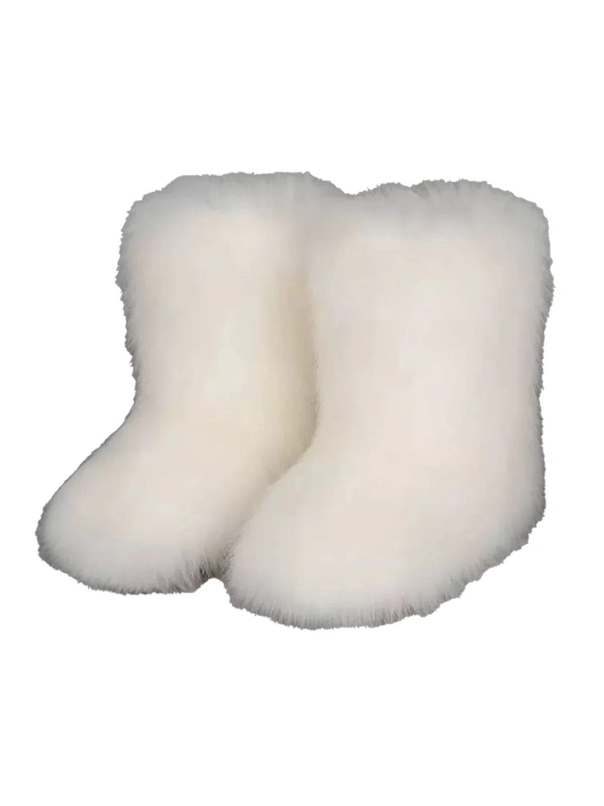 Vintage Faux Fur Winter Snow Boots - Image 3