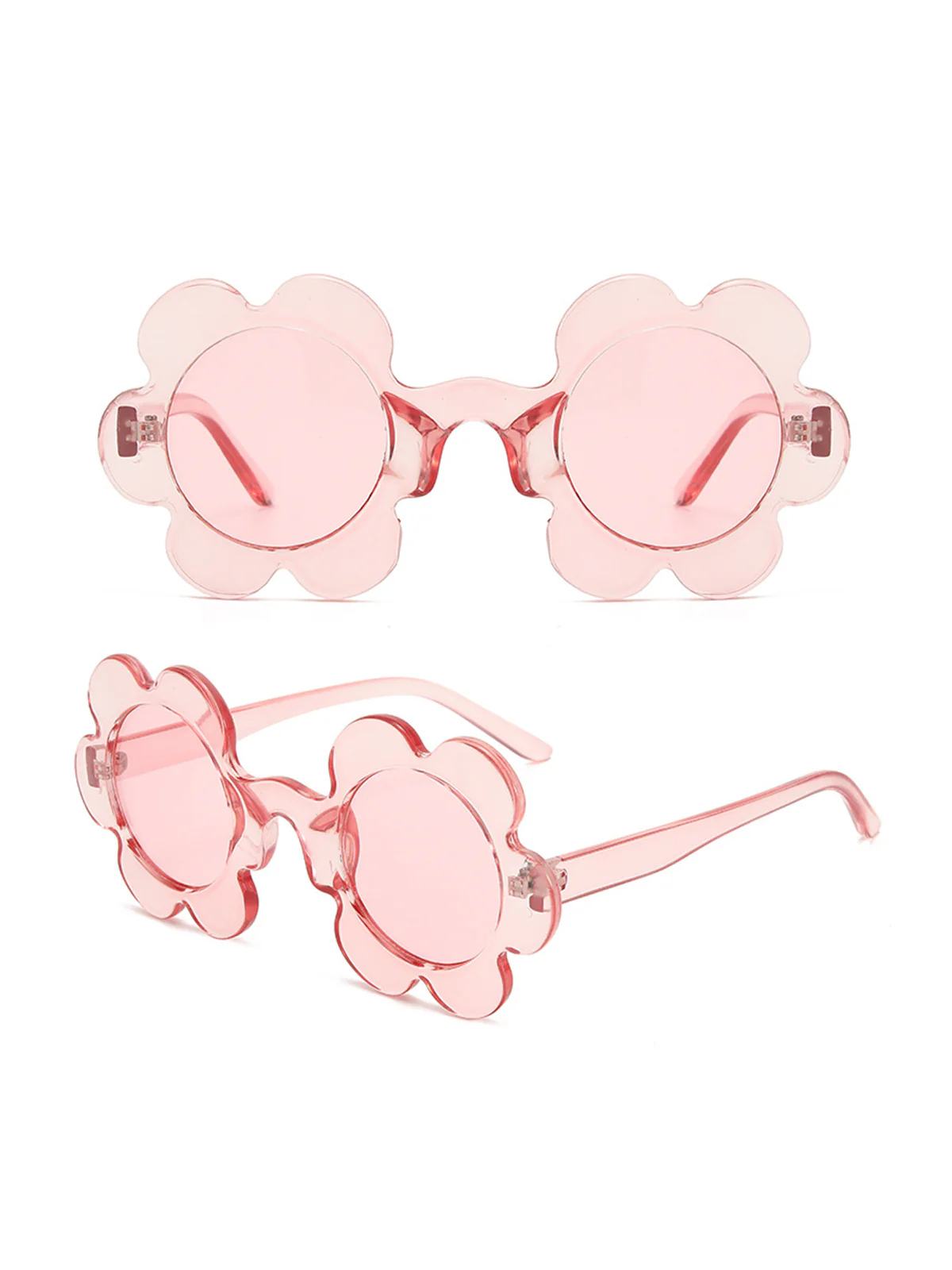 Vintage Flower Border Frame Sunglasses - Image 2