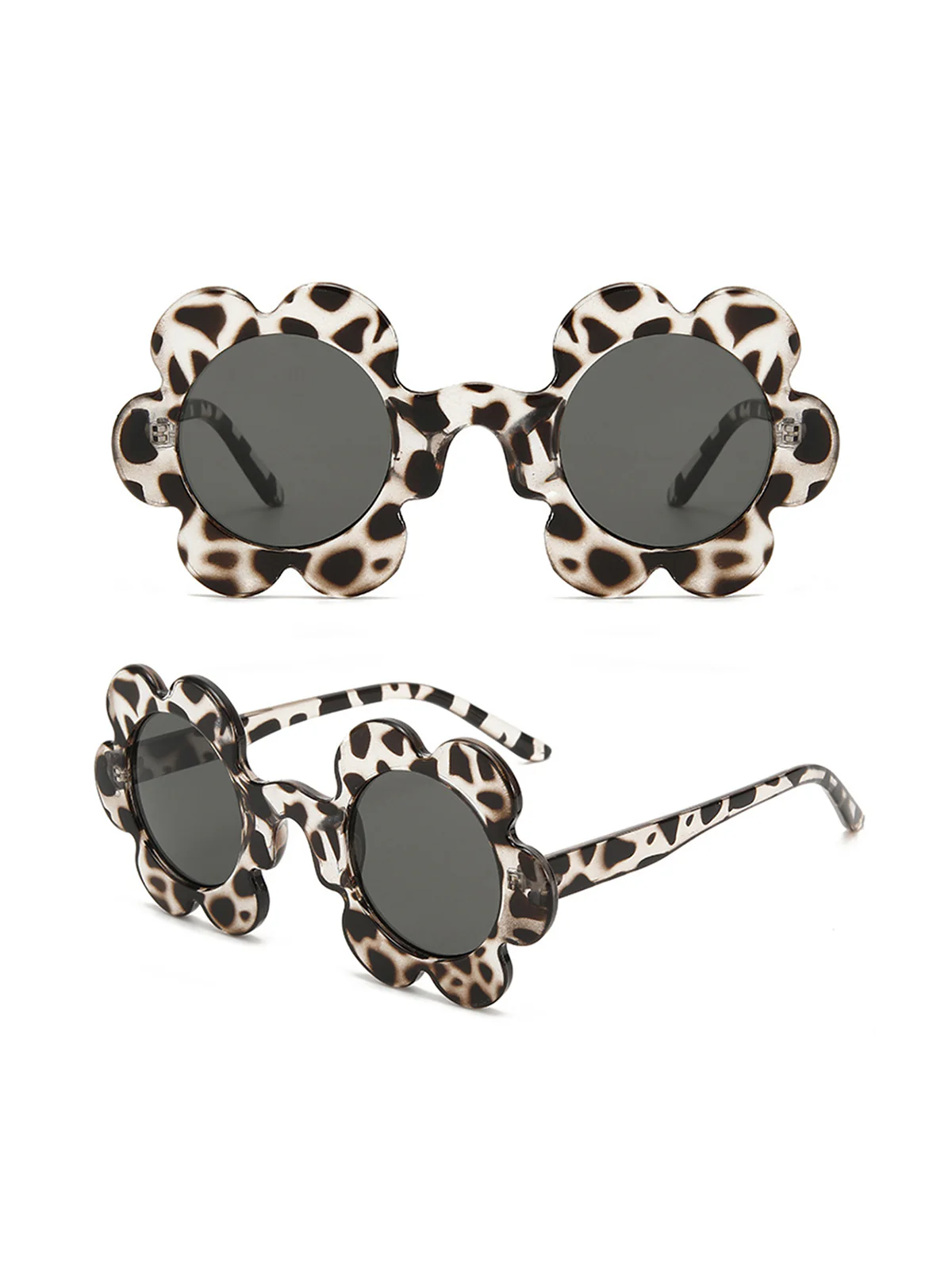 Vintage Flower Border Frame Sunglasses - Image 5