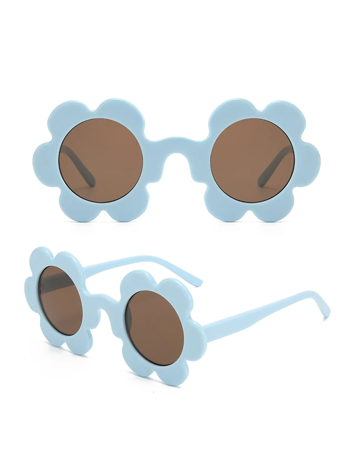 Vintage Flower Border Frame Sunglasses - Image 6
