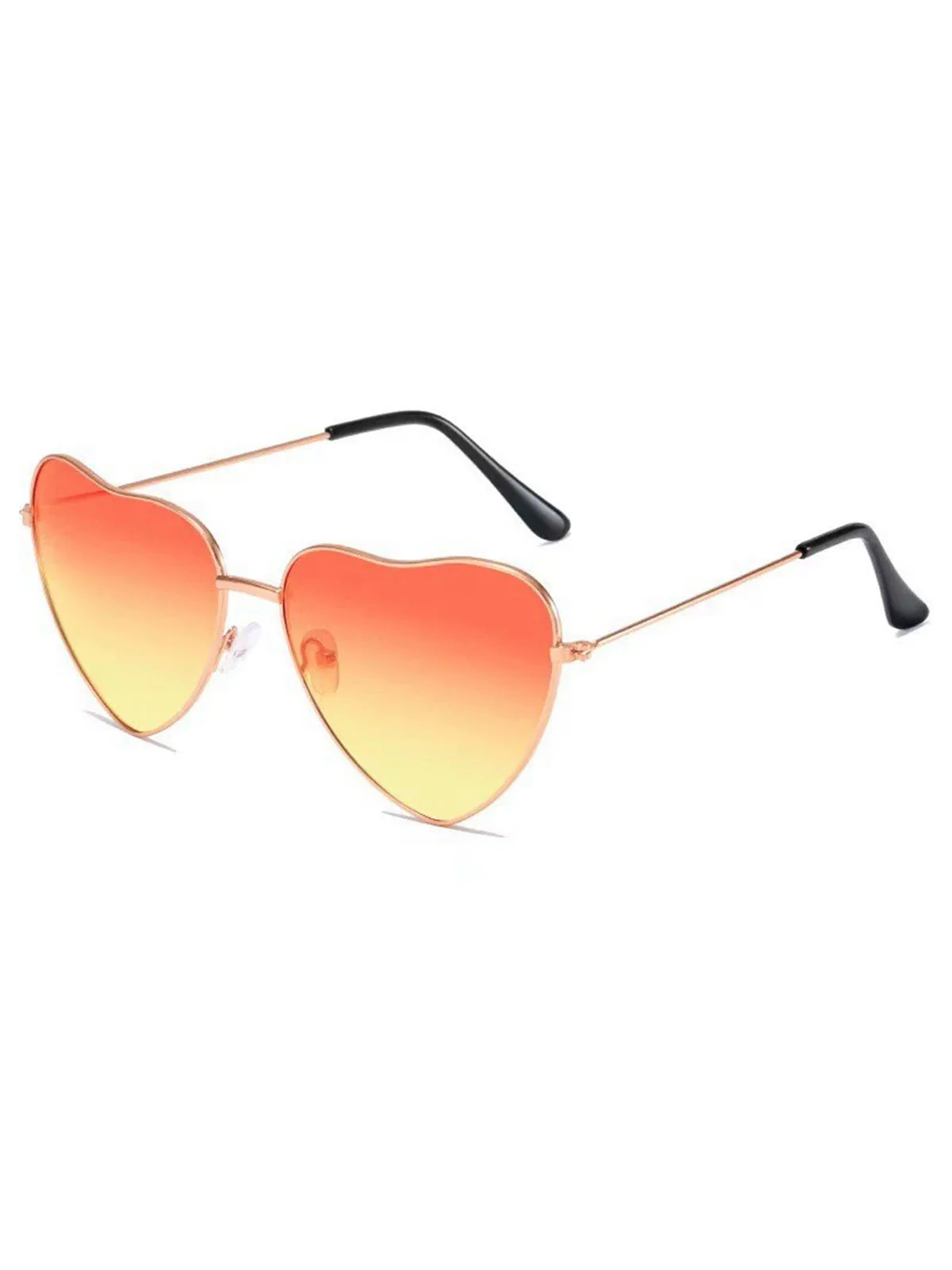 Vintage Metal Heart Frame Sunglasses - Image 2