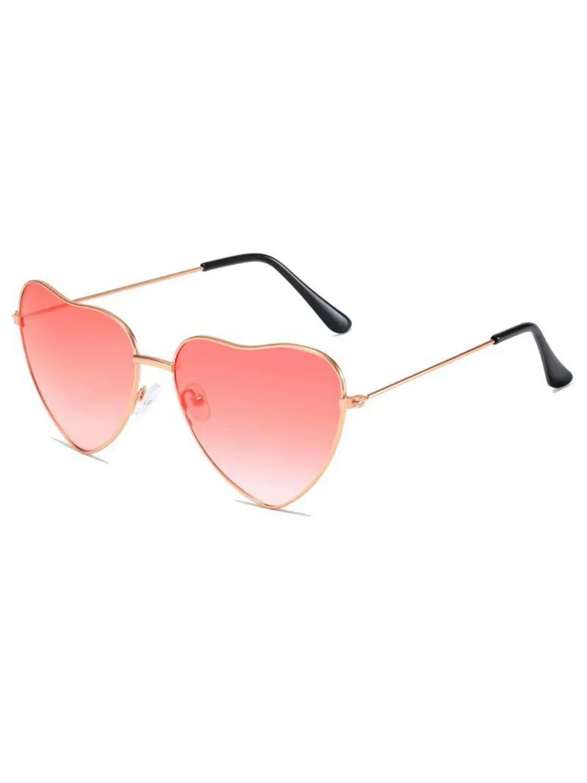 Vintage Metal Heart Frame Sunglasses - Image 3