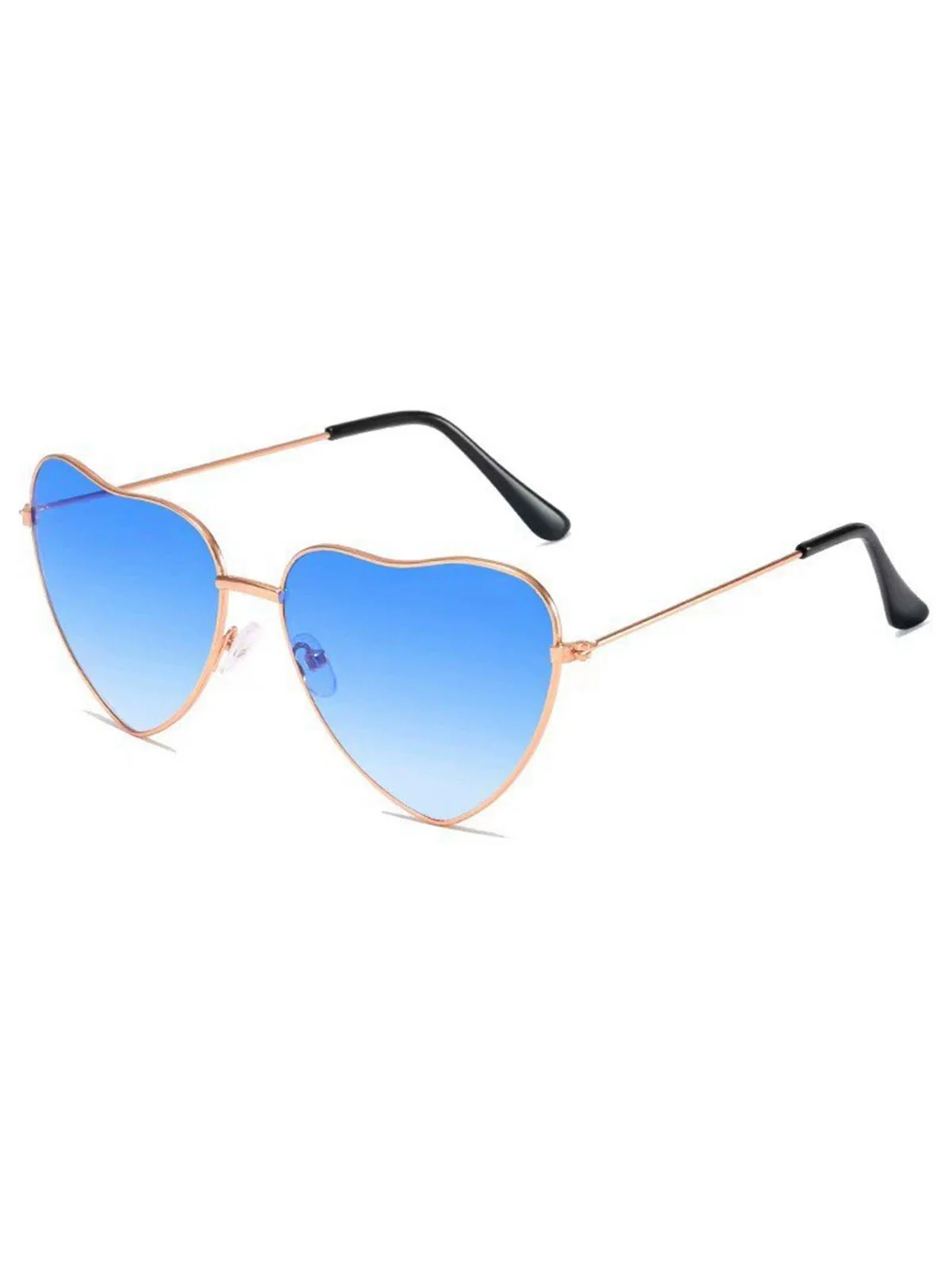 Vintage Metal Heart Frame Sunglasses - Image 4