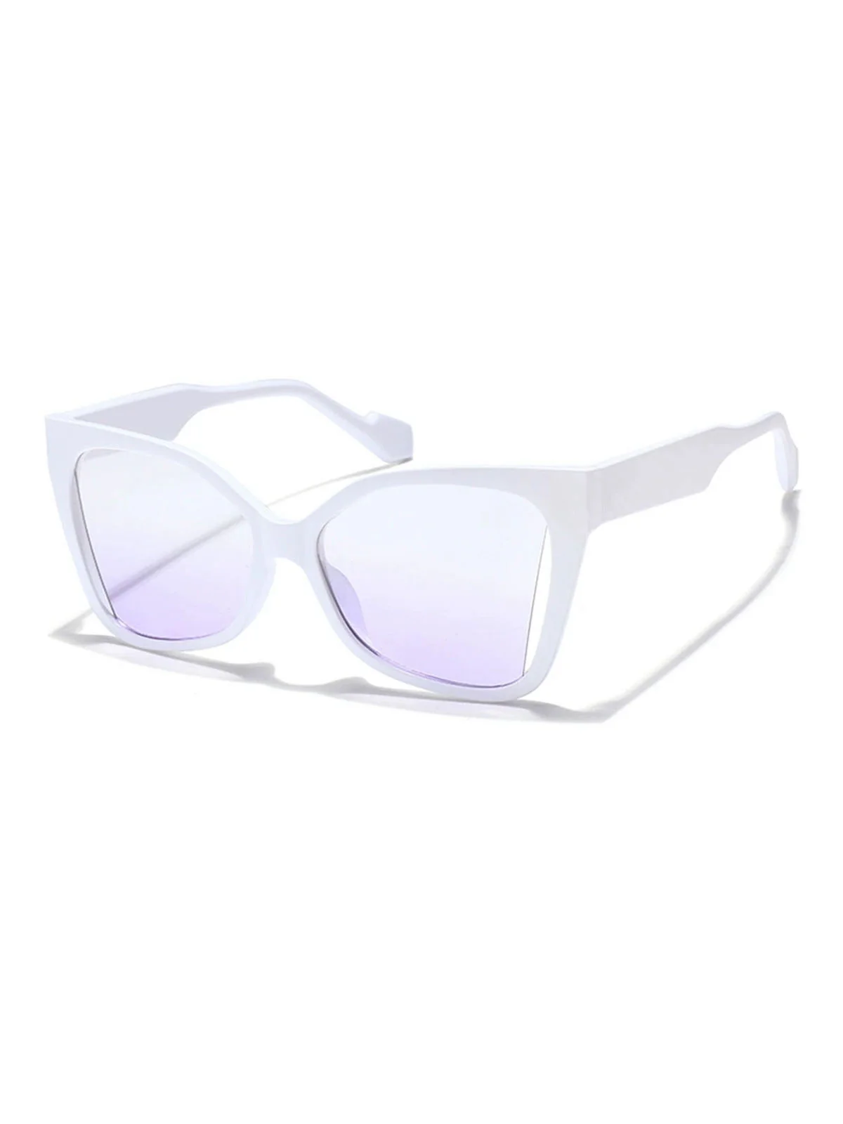 Vintage Plastic Square Frame Sunglasses - Image 5