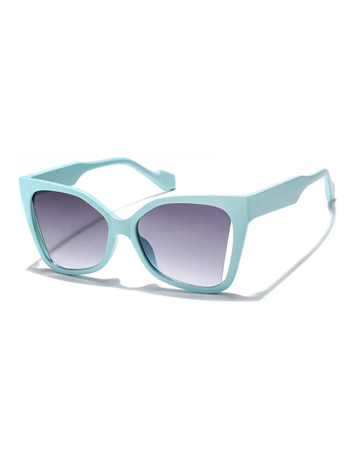 Vintage Plastic Square Frame Sunglasses - Image 7