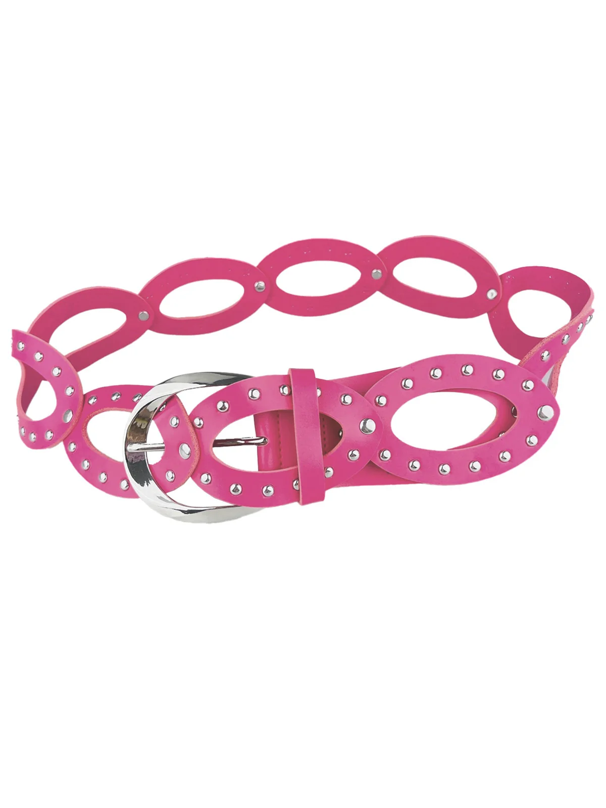 Vintage Punk Hollow Ring Rivet Belt - Image 2