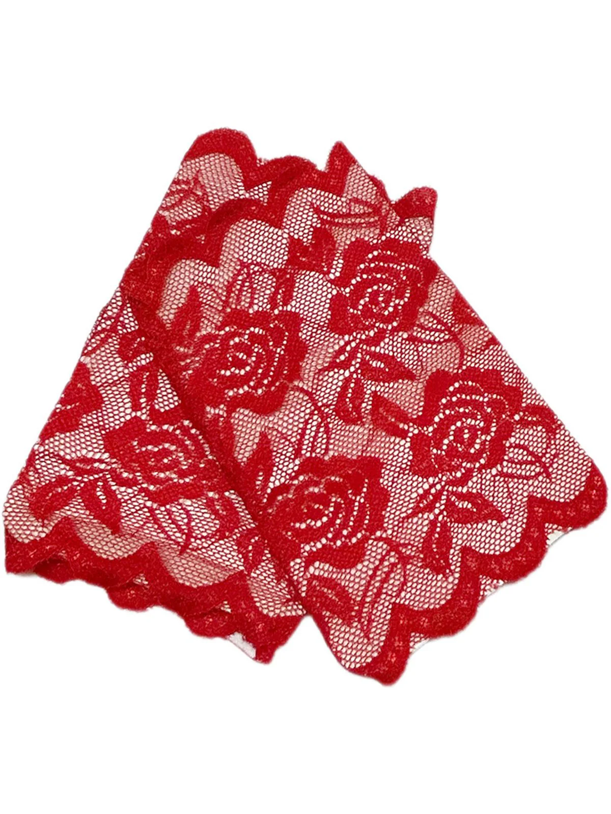 Vintage Rose Lace Fingerless Gloves - Image 3