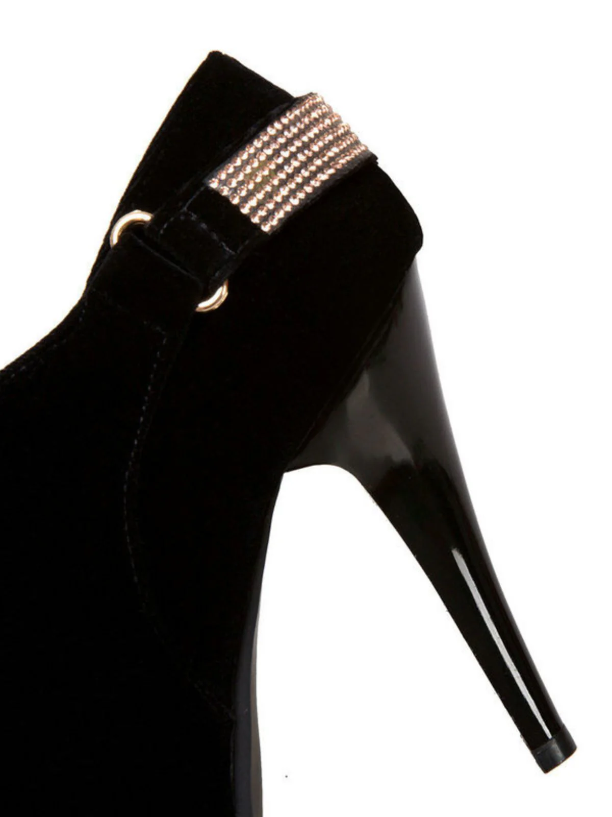Vintage Solid Velvet Pointed Toe Stiletto Heels - Image 15