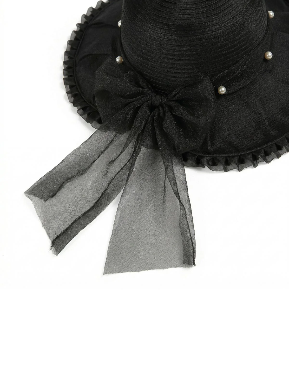Vintage Sun Beach Wide Brim Straw Hats - Image 3