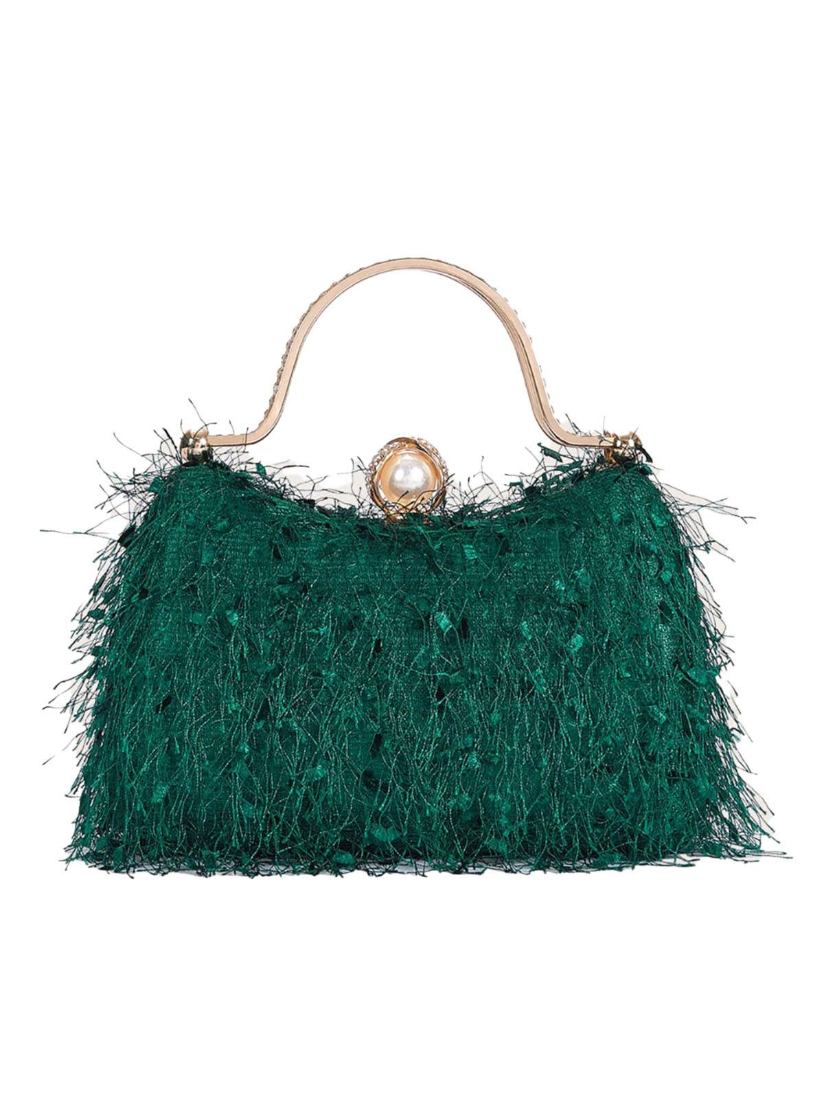 Vintage Tassel Evening Handle Bag - Image 2