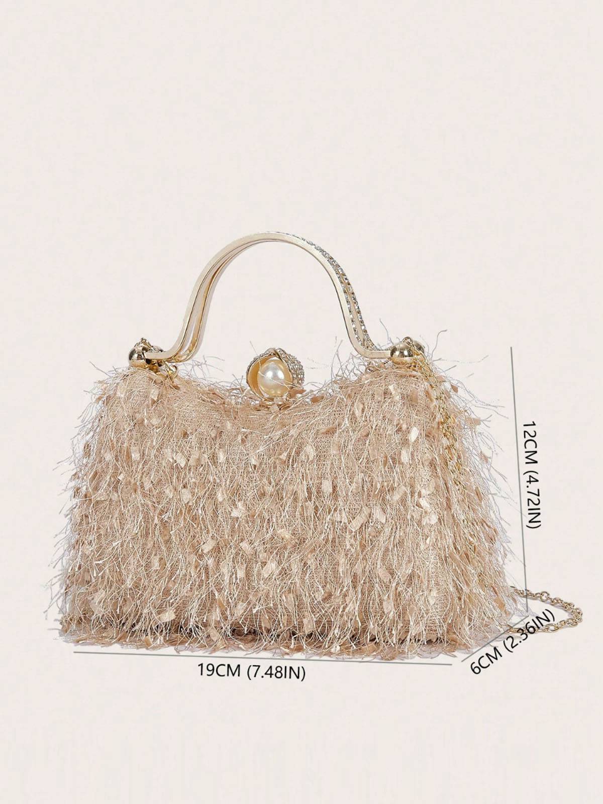 Vintage Tassel Evening Handle Bag - Image 6