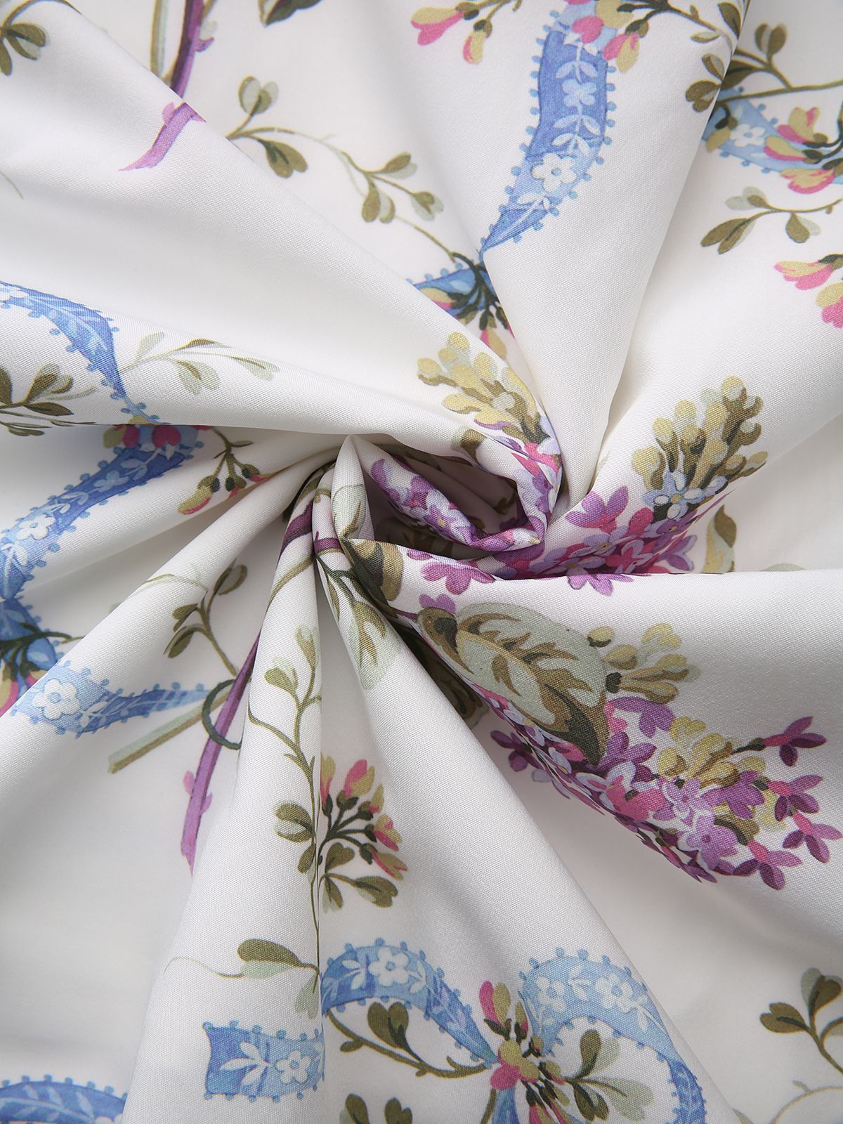 White 1940s Slip Floral Corset Tea Dress - Image 8