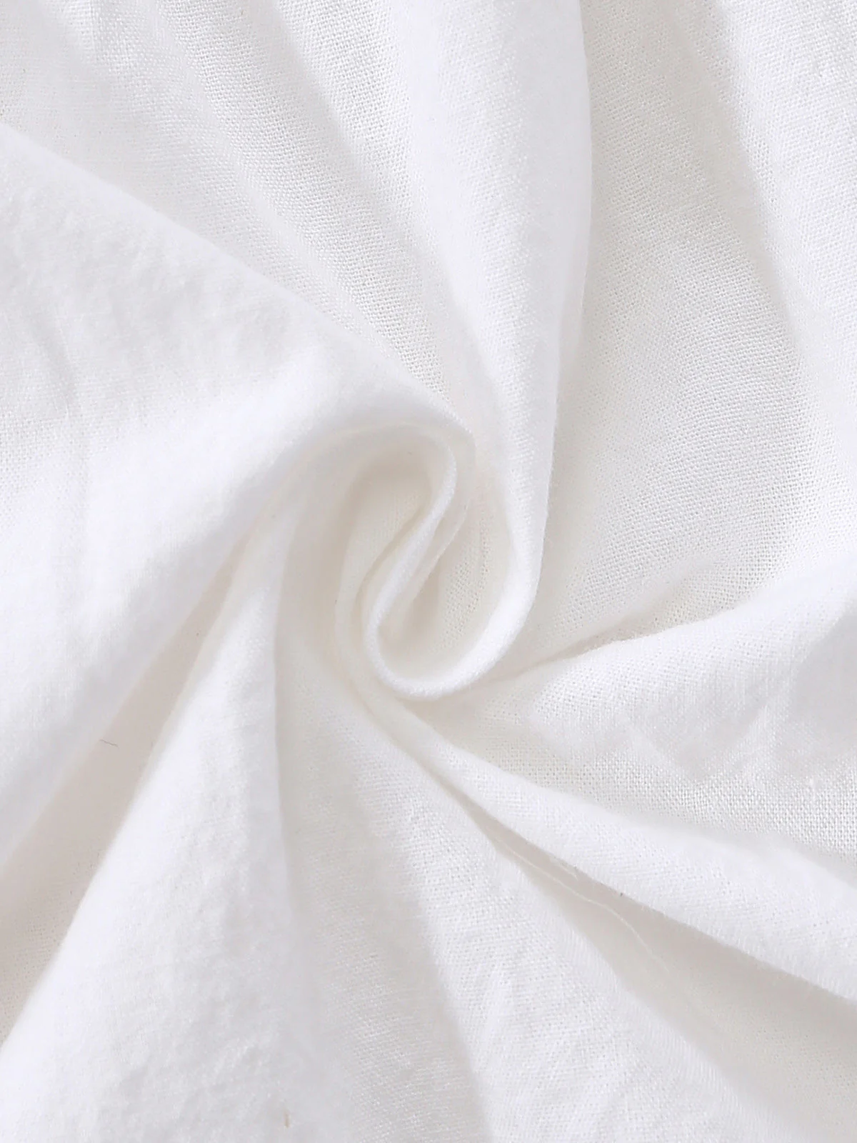White 1970s V-Neck Sleeveless Boho Mini Dress - Image 7