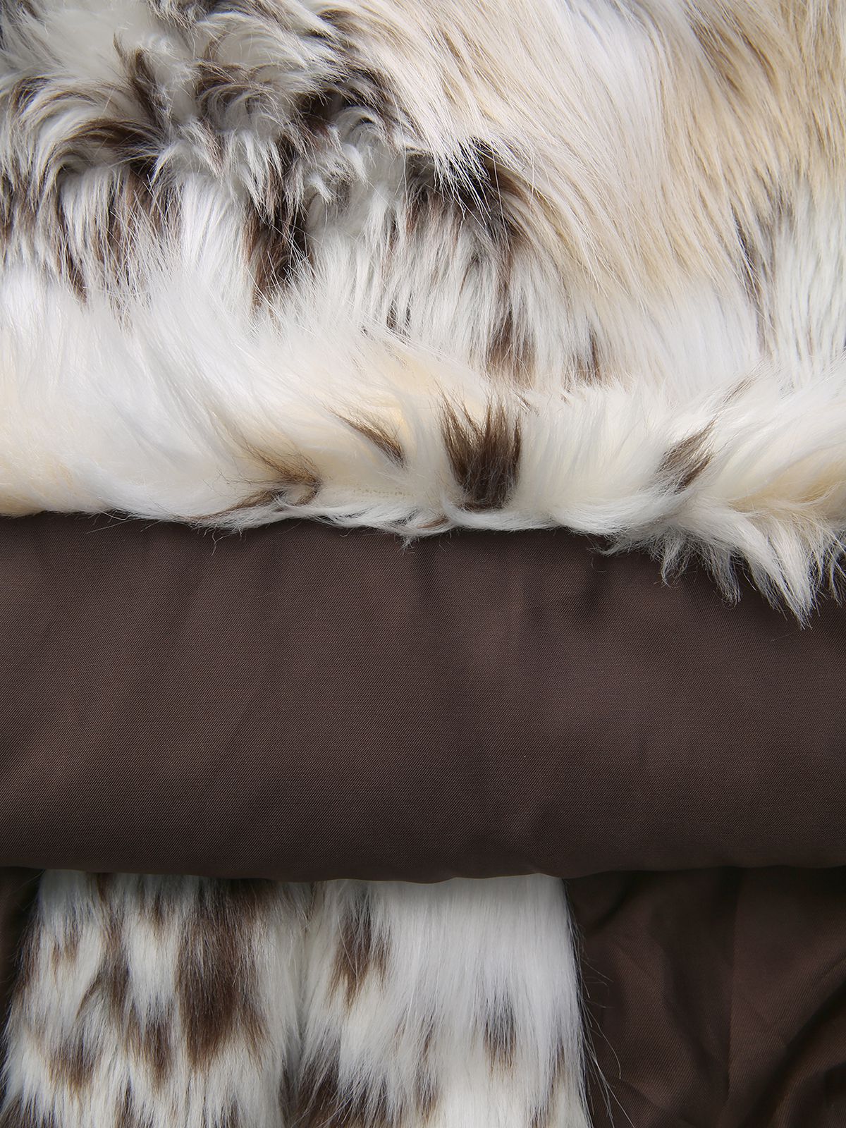 White 1980s Leopard Print Faux Fur Jacket - Image 6