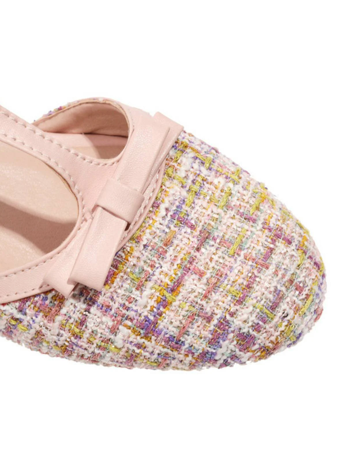 Woolen Buckle Heels Mary Jane Shoes - Image 9