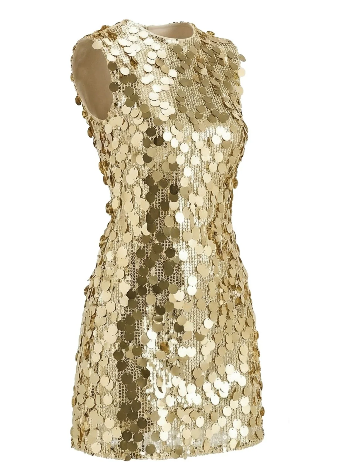Y2k Sequin Disco Sleeveless Party Dress - Image 3