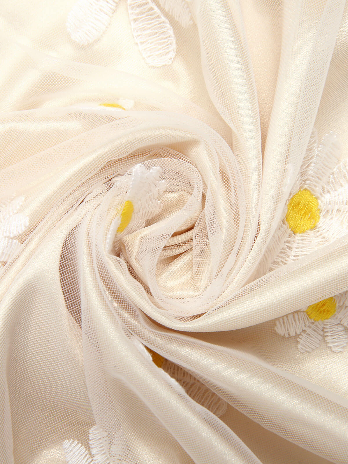 Yellow 1950s Daisy Bowtie Patchwork Dress - Image 7