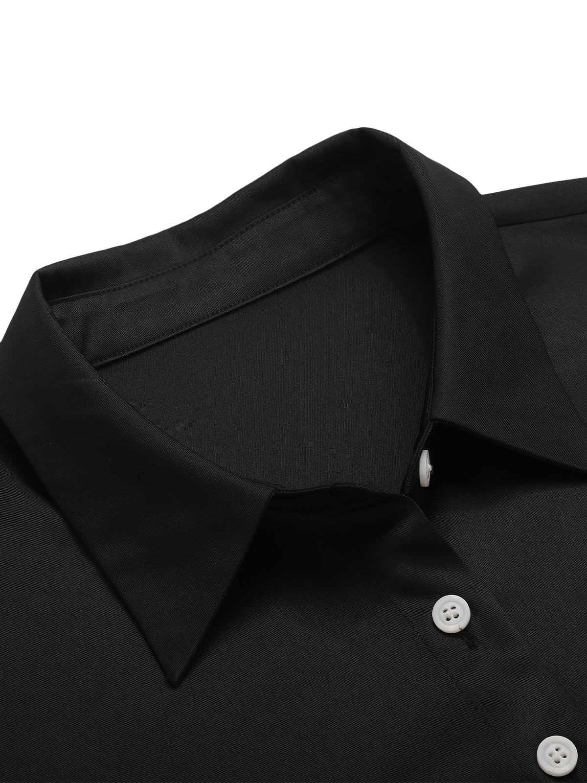 Yellow 1950s Halloween Bow Lapel Dress - Image 5