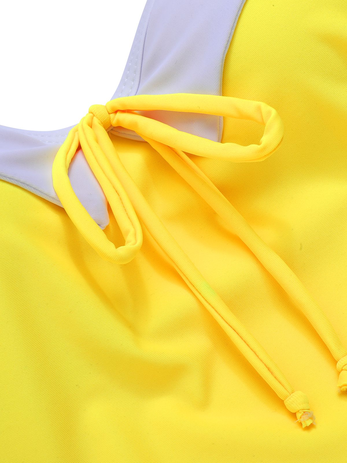 Yellow 1950s Suspender Swimsuit & Daisy Cover-Up - Image 6