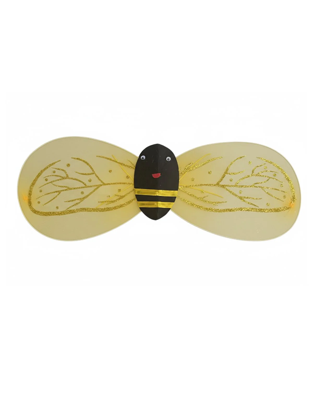 Yellow 1960s Striped Bee Cosplay Costume Set - Image 5